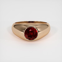 2.01 Ct. Ruby Ring, 18K Rose Gold 1