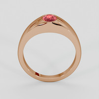 1.11 Ct. Padparadscha Sapphire Ring, 18K Rose Gold 3