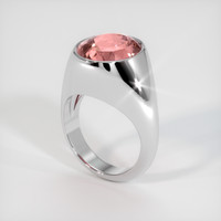 9.97 Ct. Sapphire Ring, 14K White Gold 2