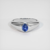 1.24 Ct. Sapphire Ring, 14K White Gold 1