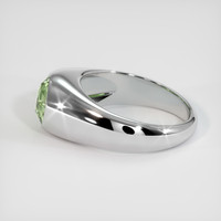 3.56 Ct. Green Sapphire Ring, 14K White Gold 4