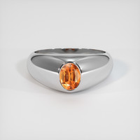 0.93 Ct. Gemstone Ring, 18K White Gold 1