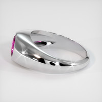 1.19 Ct. Sapphire Ring, 18K White Gold 4