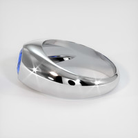 1.04 Ct. Sapphire Ring, 18K White Gold 4