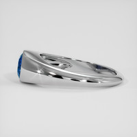 2.21 Ct. Blue Sapphire Ring, 18K White Gold 4