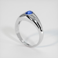 1.24 Ct. Sapphire Ring, 18K White Gold 2
