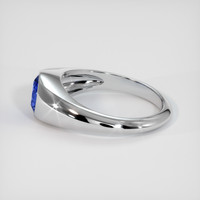 2.55 Ct. Blue Sapphire Ring, 18K White Gold 4