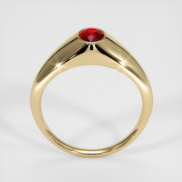 0.60 Ct. Ruby Ring, 10K Yellow Gold 3