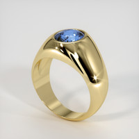 2.59 Ct. Blue Sapphire Ring, 10K Yellow Gold 2