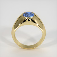 2.59 Ct. Blue Sapphire Ring, 10K Yellow Gold 3
