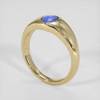 1.73 Ct. Blue Sapphire Ring, 10K Yellow Gold 2