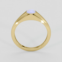 1.26 Ct. Bluish Purple Sapphire Ring, 10K Yellow Gold 3