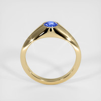 0.69 Ct. Blue Sapphire Ring, 10K Yellow Gold 3