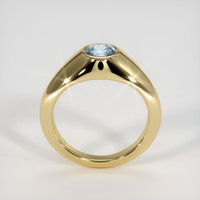 0.60 Ct. Greyish Blue Sapphire Ring, 10K Yellow Gold 3