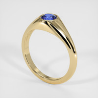 0.94 Ct. Sapphire Ring, 14K Yellow Gold 2