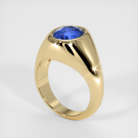3.49 Ct. Sapphire Ring, 14K Yellow Gold 2