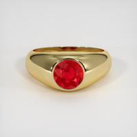 1.81 Ct. Ruby Ring, 14K Yellow Gold 1