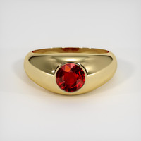 1.52 Ct. Ruby Ring, 14K Yellow Gold 1