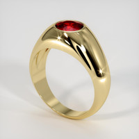 1.52 Ct. Ruby Ring, 14K Yellow Gold 2