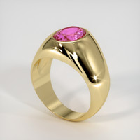 3.13 Ct. Sapphire Ring, 14K Yellow Gold 2
