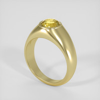2.00 Ct. Yellow Sapphire Ring, 14K Yellow Gold 2