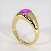 2.20 Ct. Purple Sapphire Ring, 14K Yellow Gold 2