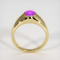 2.20 Ct. Purple Sapphire Ring, 14K Yellow Gold 3