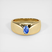 0.53 Ct. Sapphire Ring, 14K Yellow Gold 1