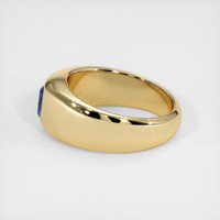 0.53 Ct. Sapphire Ring, 14K Yellow Gold 4
