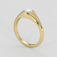 1.26 Ct. Bluish Purple Sapphire Ring, 14K Yellow Gold 2