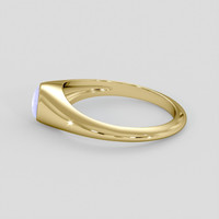 1.26 Ct. Bluish Purple Sapphire Ring, 14K Yellow Gold 4