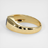 0.89 Ct. Sapphire Ring, 18K Yellow Gold 4