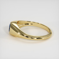 0.70 Ct. Sapphire Ring, 18K Yellow Gold 4