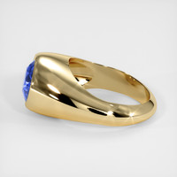 4.15 Ct. Color Change Sapphire Ring, 18K Yellow Gold 4