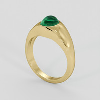 1.76 Ct. Emerald Ring, 18K Yellow Gold 2