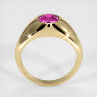 1.19 Ct. Pinkish Purple Sapphire Ring, 18K Yellow Gold 3