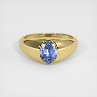 1.75 Ct. Blue Sapphire Ring, 18K Yellow Gold 1