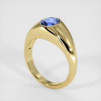 1.75 Ct. Blue Sapphire Ring, 18K Yellow Gold 2