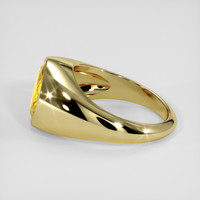 3.48 Ct. Yellow Sapphire Ring, 18K Yellow Gold 4