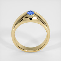 0.53 Ct. Sapphire Ring, 18K Yellow Gold 3