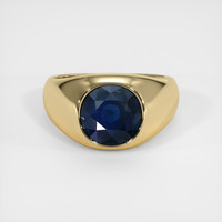 4.02 Ct. Sapphire Ring, 18K Yellow Gold 1