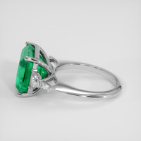 4.87 Ct. Emerald Ring, Platinum 950 4