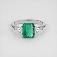 1.73 Ct. Emerald Ring, Platinum 950 1