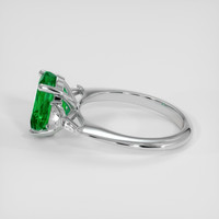 2.63 Ct. Emerald Ring, Platinum 950 4