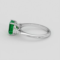 2.08 Ct. Emerald Ring, Platinum 950 4