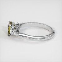 0.88 Ct. Gemstone Ring, Platinum 950 4