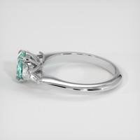 0.81 Ct. Gemstone Ring, Platinum 950 4