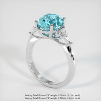 4.81 Ct. Gemstone Ring, Platinum 950 2