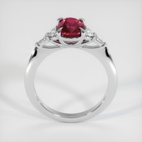 2.20 Ct. Ruby Ring, Platinum 950 3