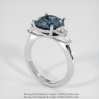 3.35 Ct. Sapphire Ring, Platinum 950 2